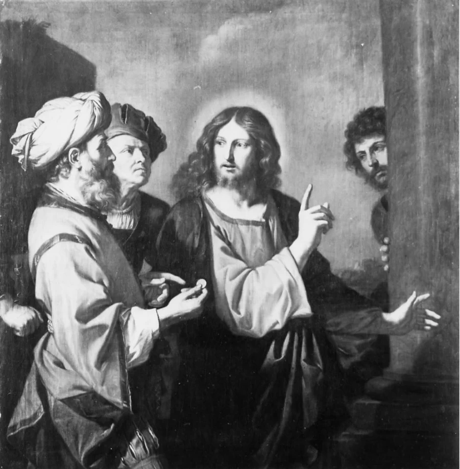 Giovanni Francesco Barbieri, il Guercino - Cristo e i farisei